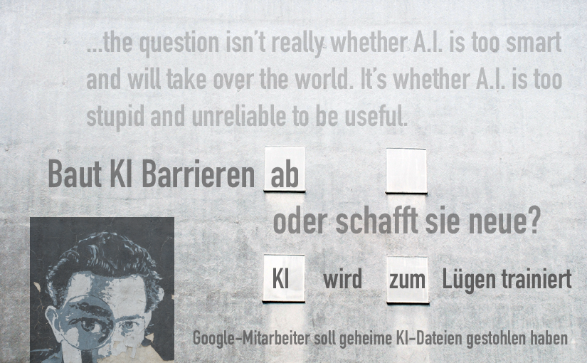 Alltagsnotizen zu künstlichen Illusionen und natürlichen Realitäten